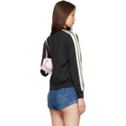 Palm Angels Black Classic Logo Track Bomber Jacket