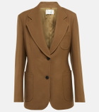 The Row Milto wool and silk blazer