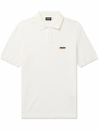 Zegna - Slim-Fit Cotton-Piqué Polo Shirt - White