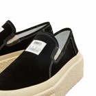 Maison Margiela Men's Oversized Sole Slip-On Sneakers in Black