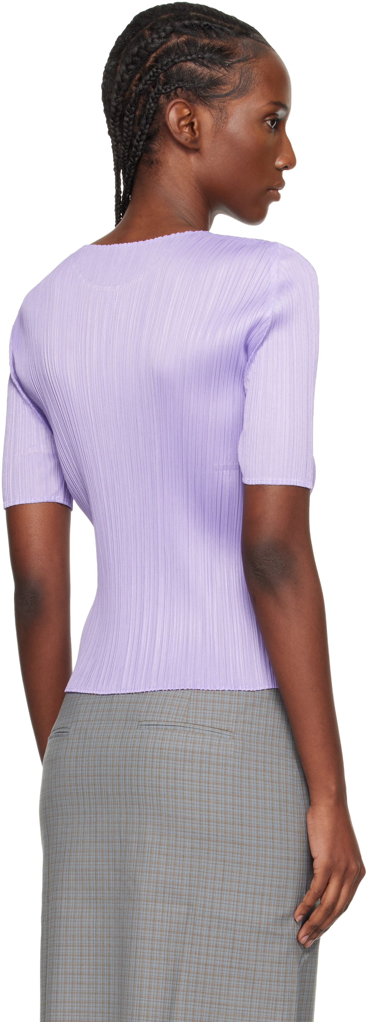 PLEATS PLEASE ISSEY MIYAKE Purple Monthly Colors April T-shirt