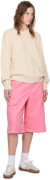 Acne Studios Pink Pocket Shorts