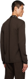 Rick Owens Brown Peter Cardigan