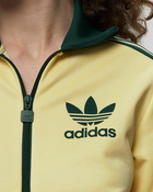 Adidas Wmns Beckenbauer Tracktop Yellow - Womens - Track Jackets