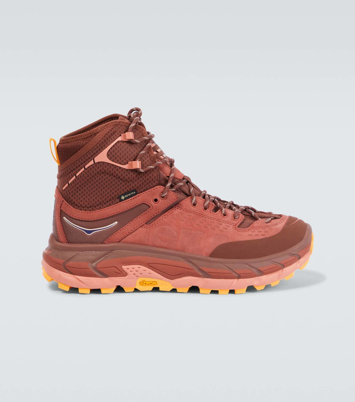 Hoka One One Tor Ultra Hi leather-trimmed sneakers