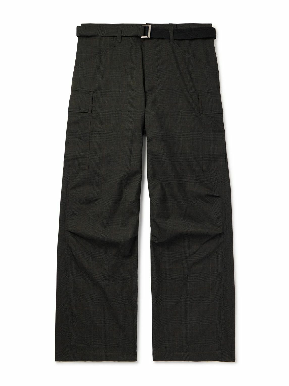 定価9.3万　WTAPS x sacai TAUPEサカイ　パンツ　0 sacai Taupe WTAPS Edition Cotton Back Satin Trousers Sacai