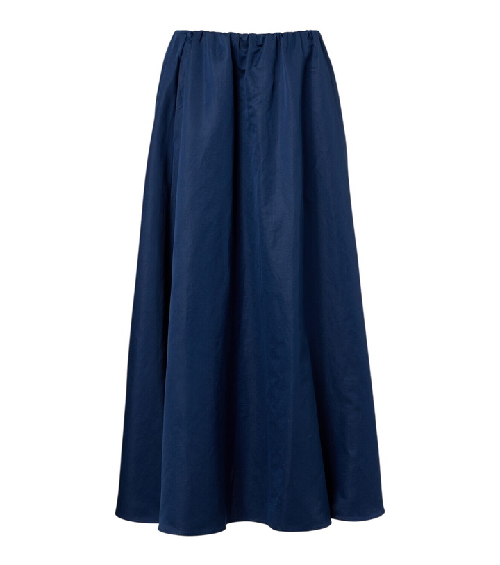 Photo: Brunello Cucinelli Cotton-blend midi skirt