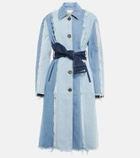 Tod's - Belted denim coat
