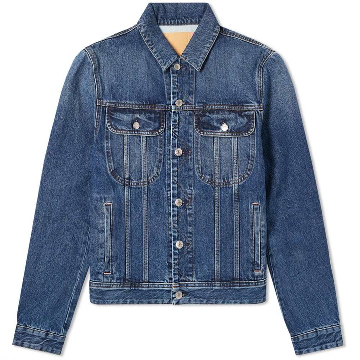 Photo: Acne Studios Tent Denim Jacket Mid Blue