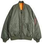 MASTERMIND WORLD Men's x Alpha Industries MA-1 Jacket in Olive