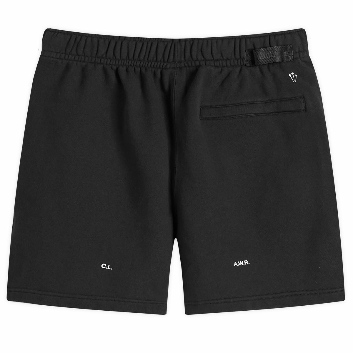 Nike Nocta Cardinal Stock Fleece Short in Black/White Nike