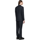 Burberry Navy Wool Cashmere Double-Breasted Suit