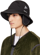 Barbour Black and wander Edition Ear Flap Bucket Hat