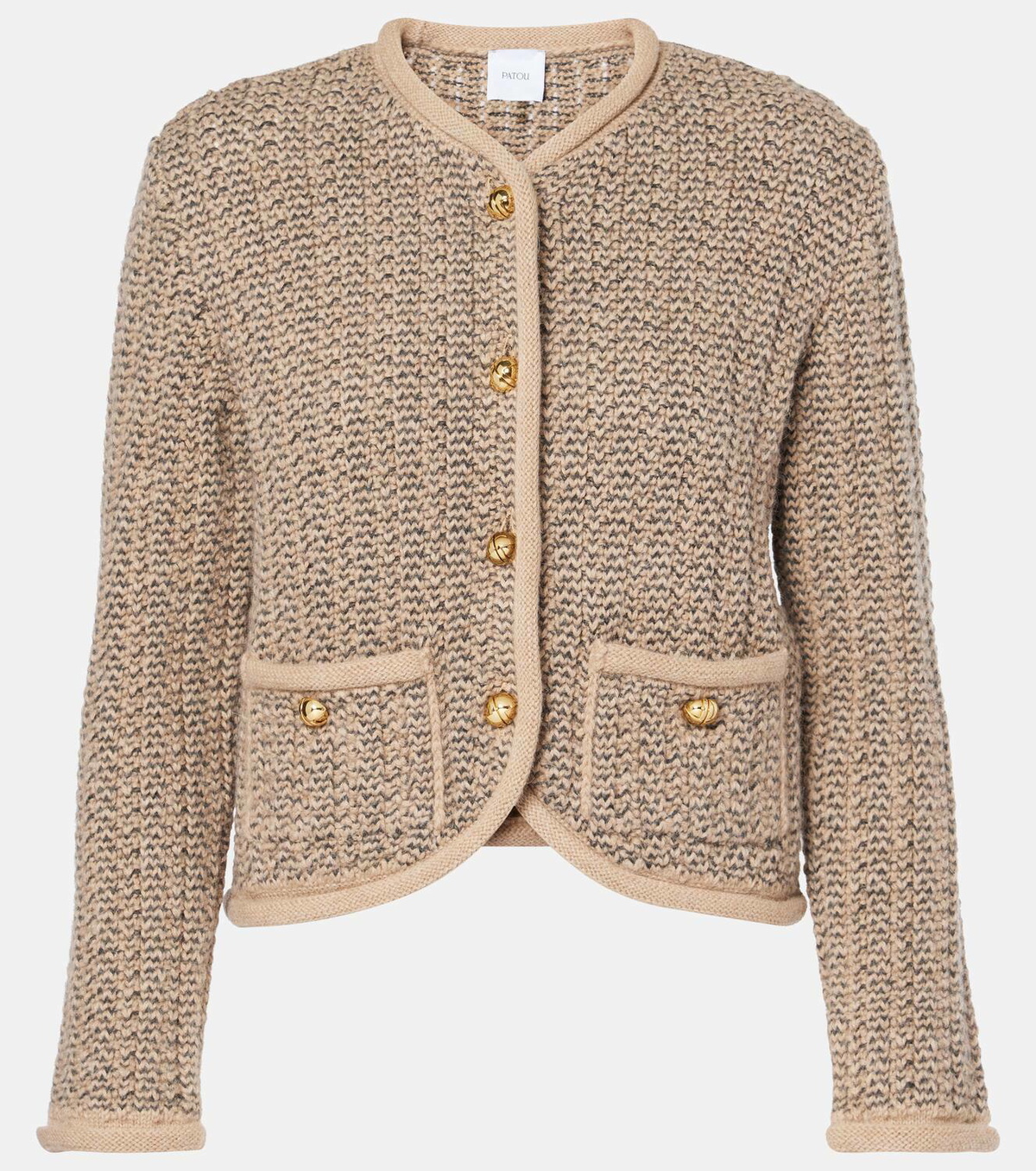 Patou Wool and alpaca cardigan