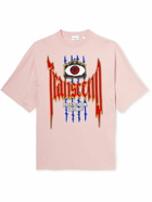 Burberry - Printed Cotton-Jersey T-Shirt - Pink