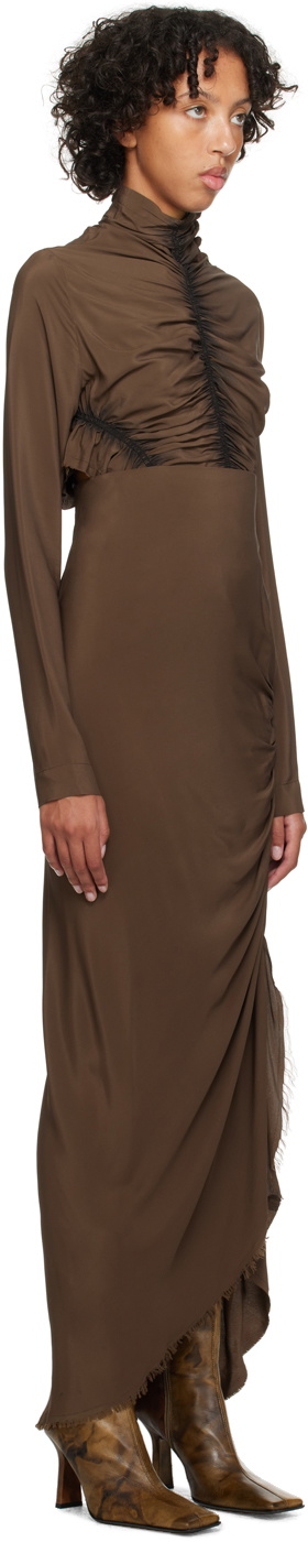 Miista Brown Ze Maxi Skirt MIISTA
