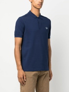 FRED PERRY - Logo Piquet Cotton Polo Shirt