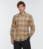 Burberry - Caxton checked cotton shirt