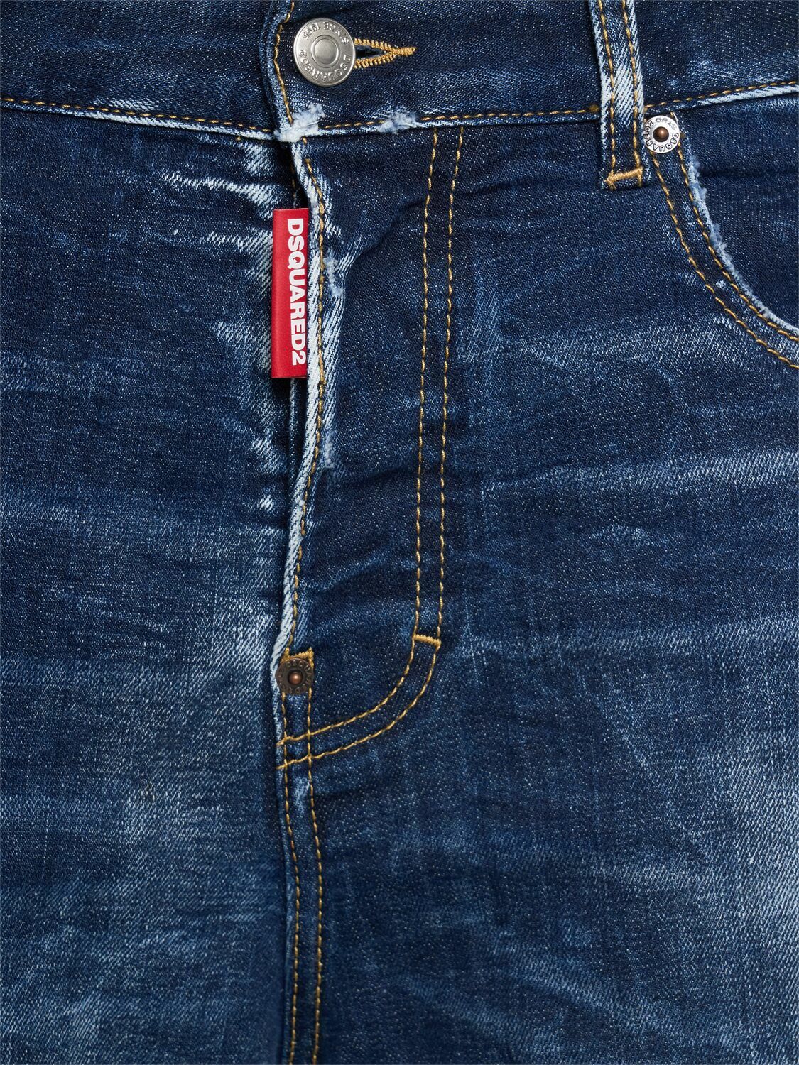 DSQUARED2 Traveller Low Rise Stretch Baggy Jeans