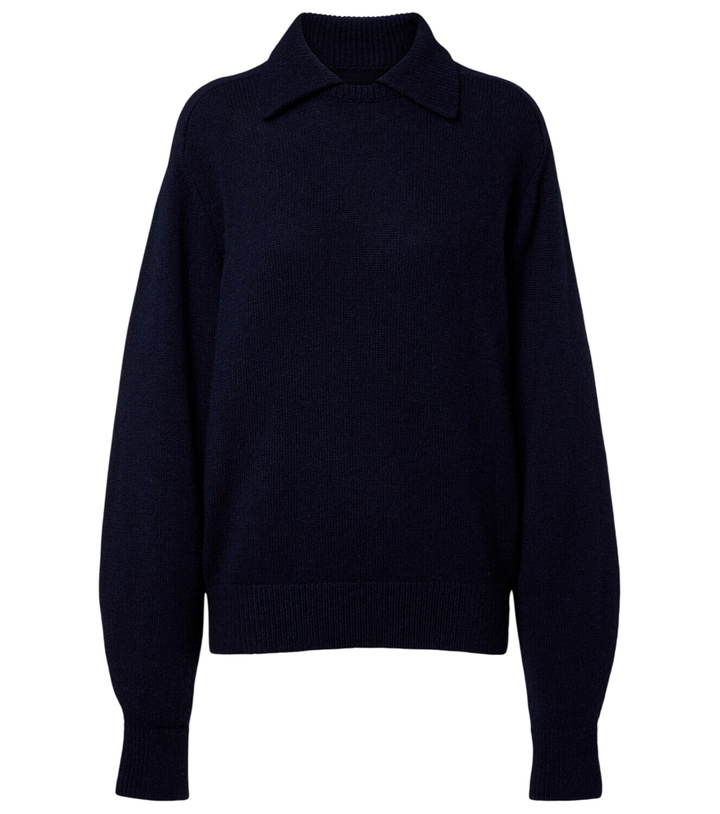 Photo: Khaite Jackson wool and cashmere polo sweater