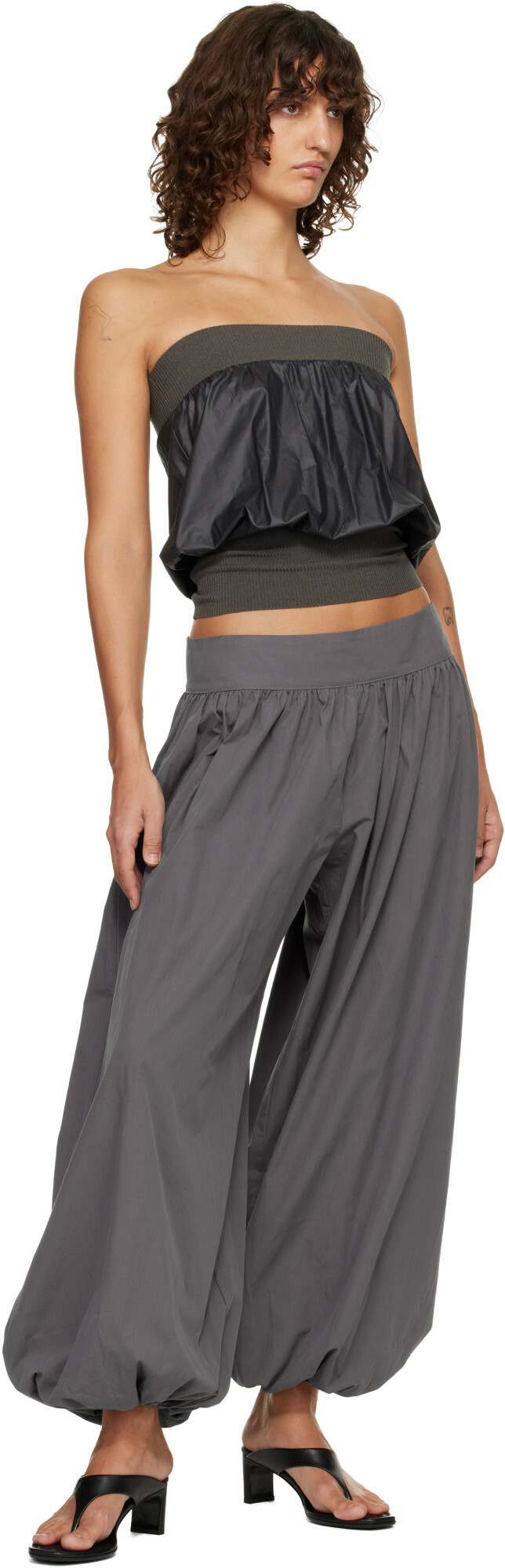 Belle Anna Gray Blanca Trousers