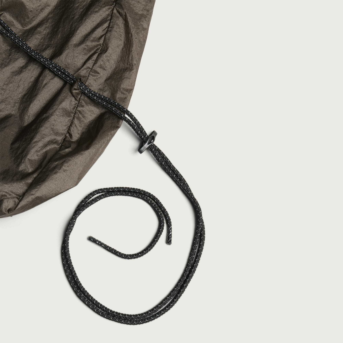 ROA Men's Laki Packable Knot Bag in Taupe Brown