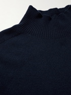 YMC - Diddy Merino Wool and Cashmere-Blend Sweater - Blue