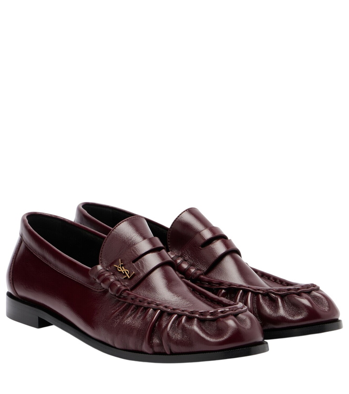 Photo: Saint Laurent Le Loafer leather penny loafers