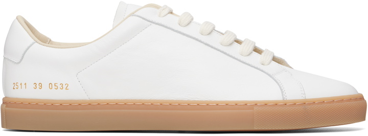 Photo: Common Projects White Achilles Low Profile Sneakers