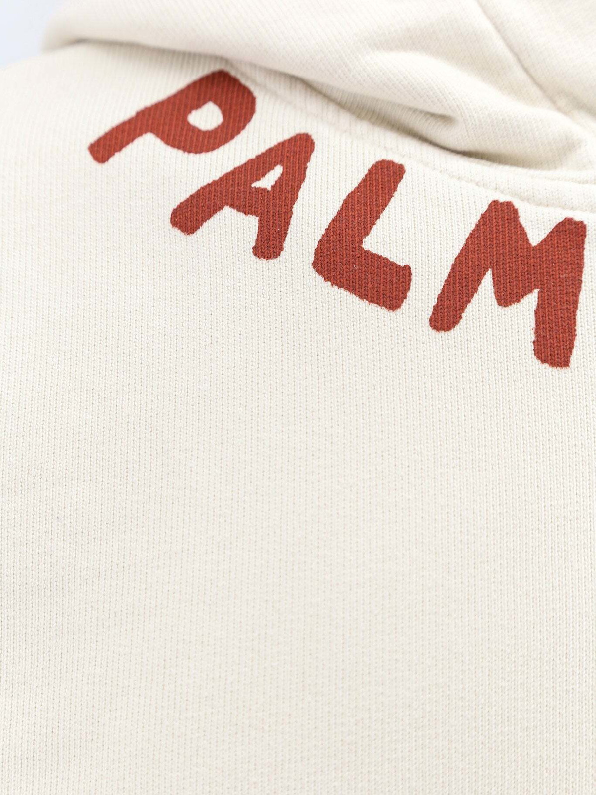 Palm Angels Sweatshirt Beige Mens Palm Angels
