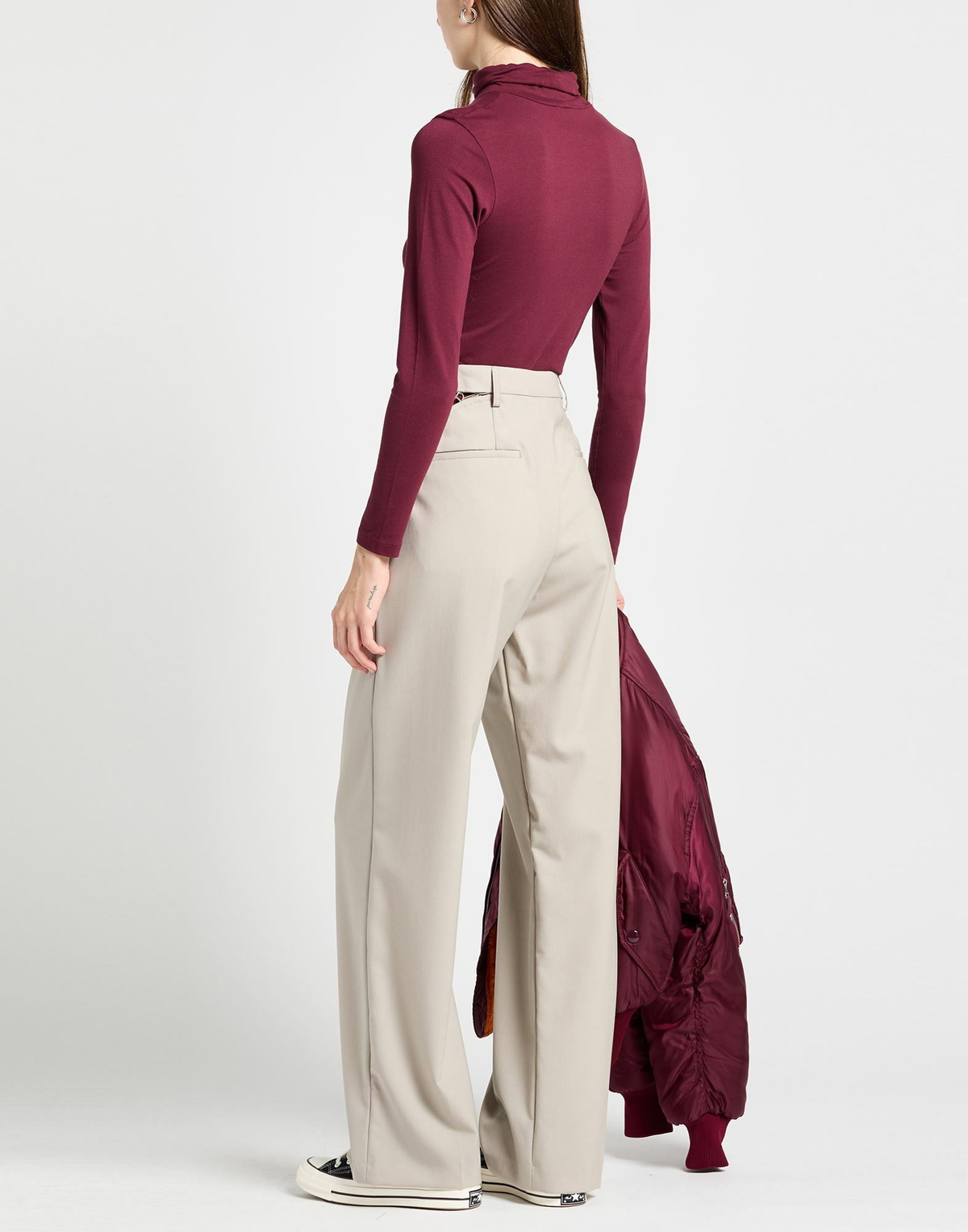 Dion Lee Womens Pants in Grey