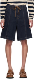 Gimaguas Navy Lewis Denim Shorts