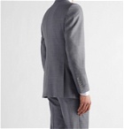 TOM FORD - O'Connor Slim-Fit Super 110s Sharkskin Wool Suit Jacket - Gray