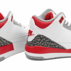 Air Jordan 3 Retro PS Sneakers in White/Red/Black/Cement