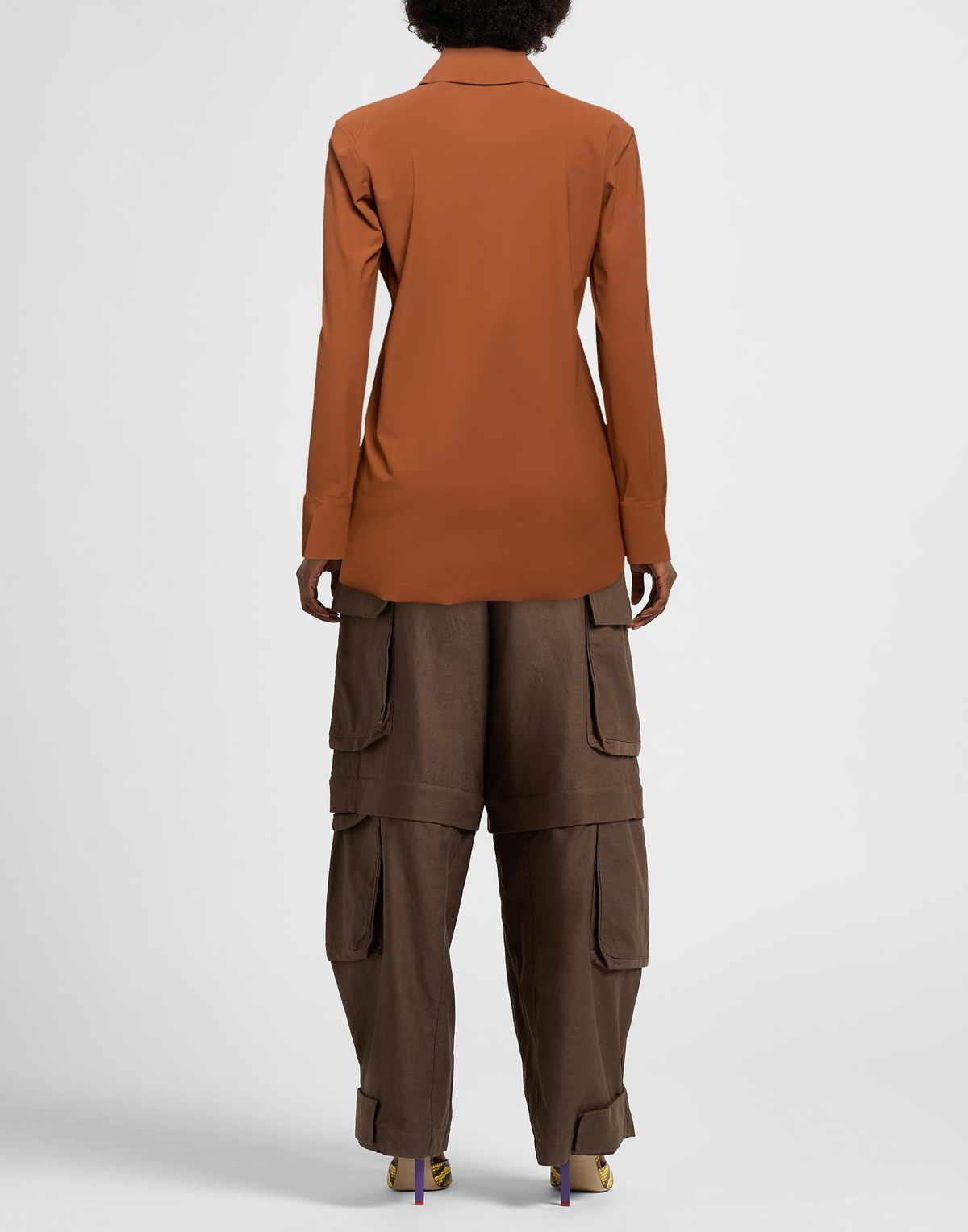Chiara Boni La Petite Robe Womens Top in Tan