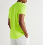 Nike Tennis - Rafa Challenger Striped Stretch-Jersey Tennis T-Shirt - Green