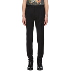 Dsquared2 Black Wool Admiral Trousers