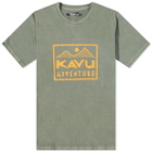 KAVU Men's Set Off T-Shirt in Spruce