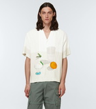 Jacquemus - La Chemise Jean printed bowling shirt