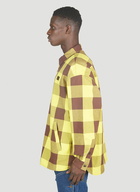 Acne Studios - Padded Check Overshirt in Yellow