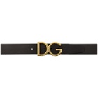 Dolce and Gabbana Black Vintage Belt