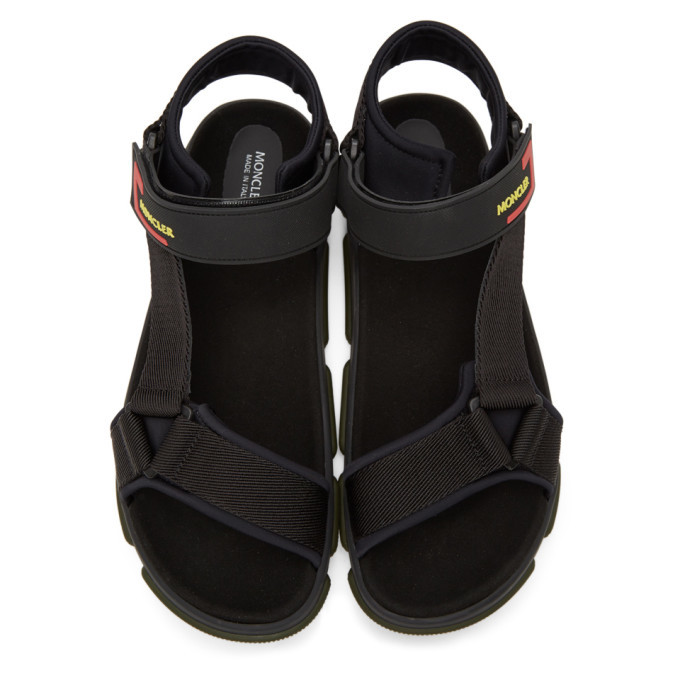 Moncler Black Simeon Sandals Moncler