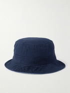 Polo Ralph Lauren - Logo-Embroidered Cotton-Twill Bucket Hat - Blue