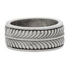 Emanuele Bicocchi Silver Tyre Band Ring