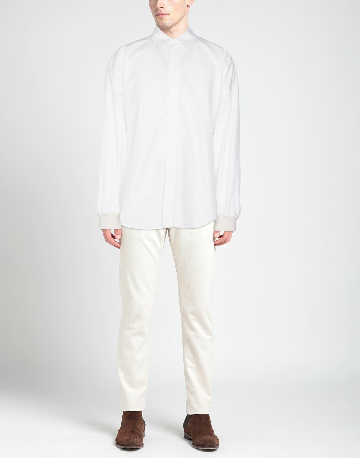 Mcqueen Mens Shirt in White