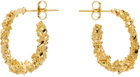 Veneda Carter Gold Small VC003 Open Hoop Earrings