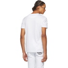 Fendi White Laser Print Logo T-Shirt