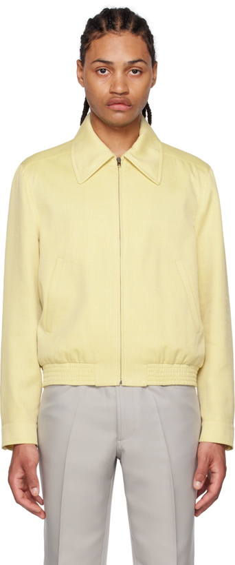 Photo: Second/Layer Yellow Striped Jacket
