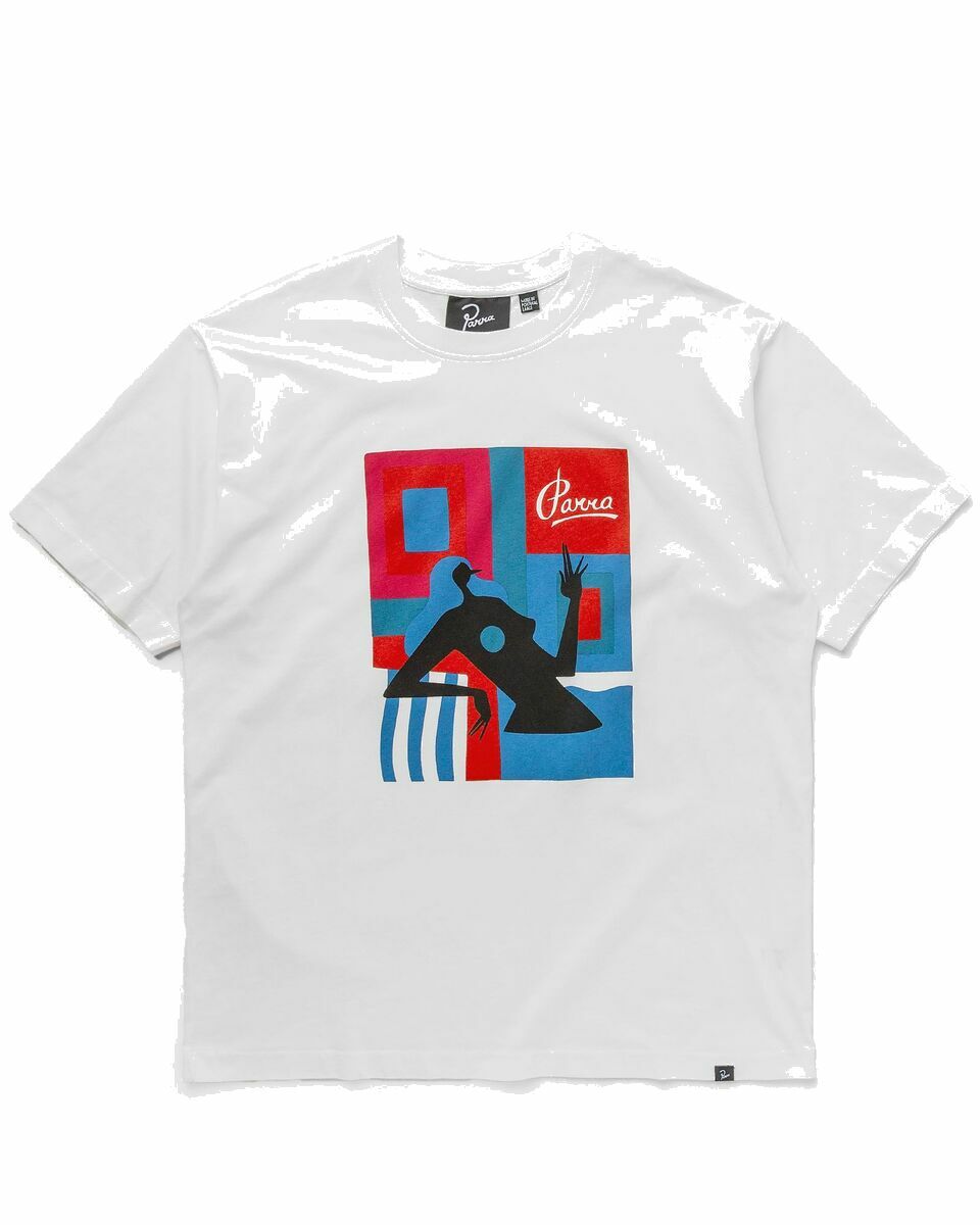 Photo: By Parra Hot Springs T Shirt White - Mens - Shortsleeves