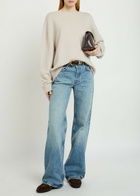 Extreme Cashmere N°431 Mike Cashmere-blend Jumper - Light Grey - One Size